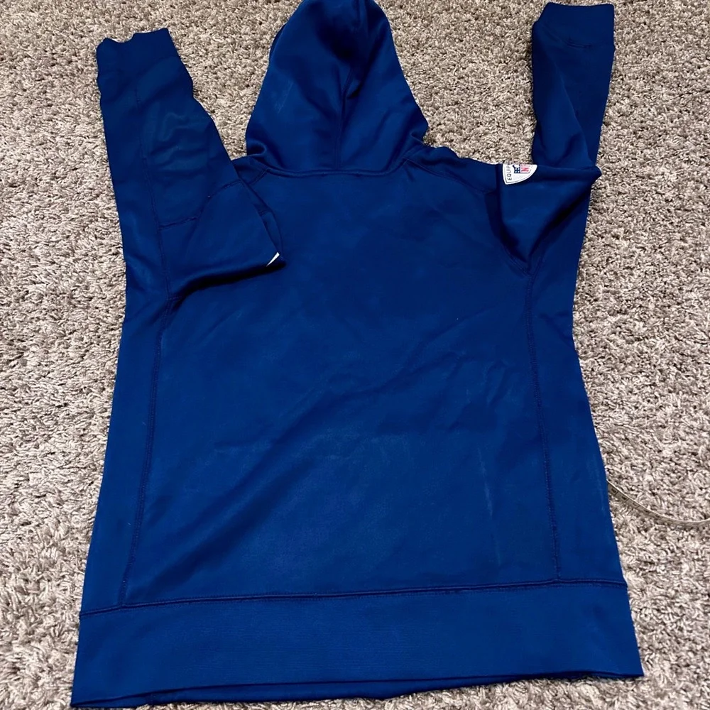 Nike Indianapolis Colts Kids Blue Therma-FIT Pullover‎ Hoodie Size Medium 10/12